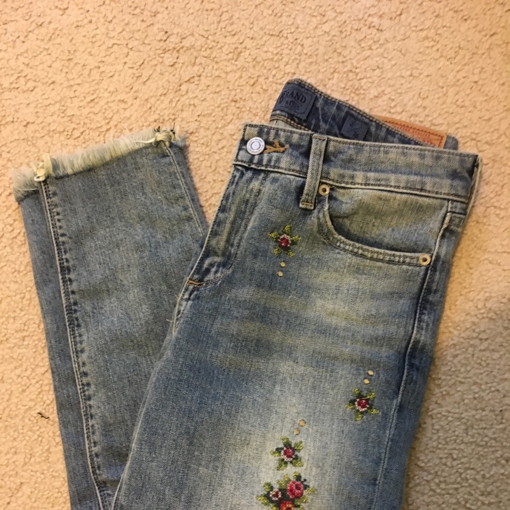 Lucky brand floral jean